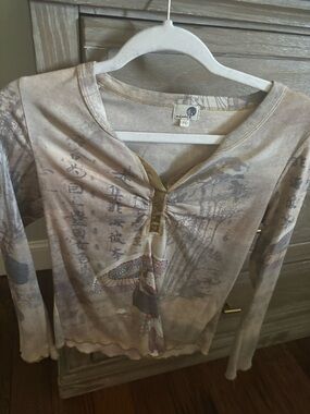 chinese style long sleeve top